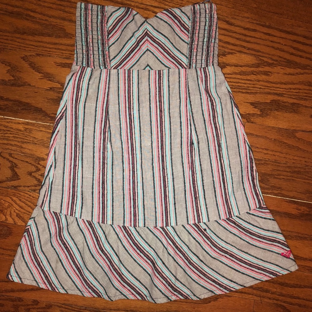 Roxy strapless Summer Boho Dress